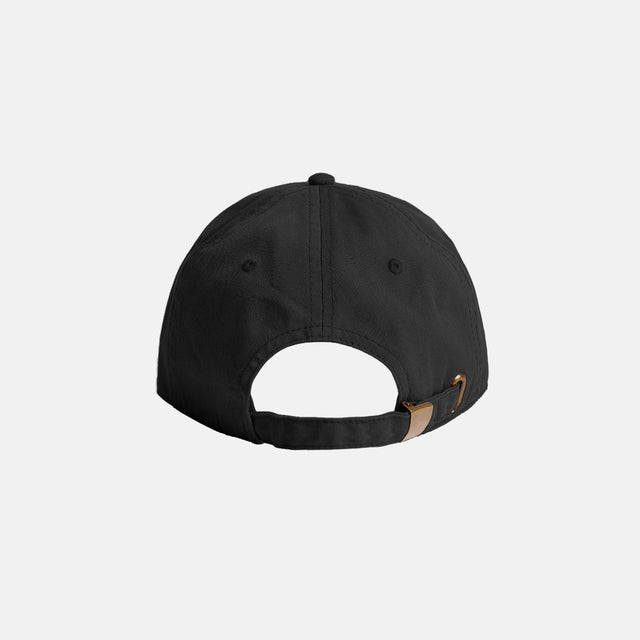 Wholesome Logo Dad Hat Black Back | Wholesome Clothing