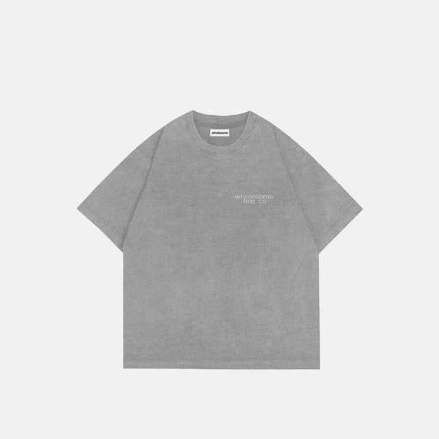'Better Blank' Embroidered Tee - Athletic Heather