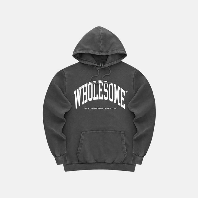 Wholesome Big Arch Charcoal Hoodie Premium | Wholesome Boy Clothing