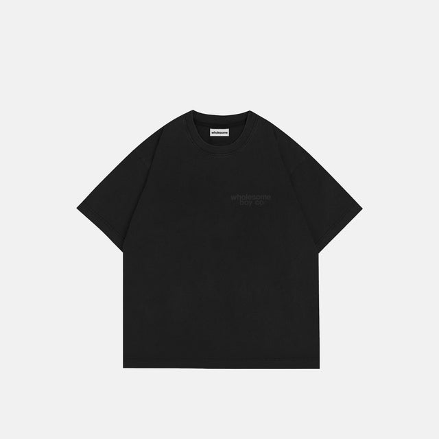 'Better Blank' Embroidered Tee - Black