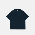 wholesome clothing navy t-shirt with an embroidered design by wholesome boy clothing