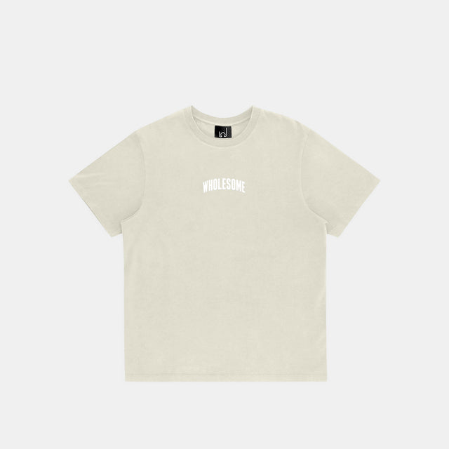 Wholesome Boy's Heavy Arch Tee in Cream | Wholesome Clothing