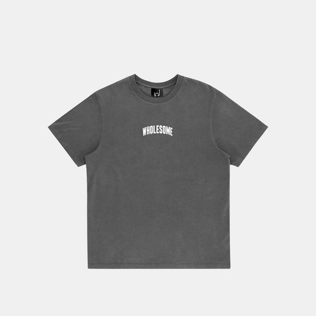 Wholesome Boy's Wholesome Arch Tee in Washed Charcoal | Wholesome Clothing